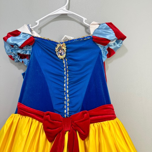 Disney Princess Snow White Dress Costume Size M 7-8 Halloween Cosplay hoop skirt - Picture 2 of 13